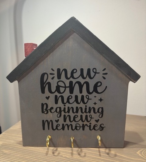 New Home Keyring Decor