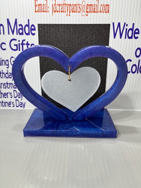 Personalized 3D Heart-Shaped Photo Frame