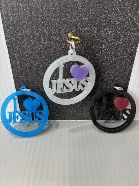 I Love Jesus Keychain